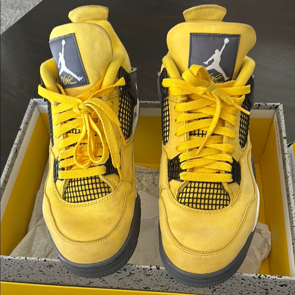 Yellow and Black Sneakers